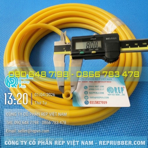 Technical specifications for heat-Resistant yellow silicone tubing