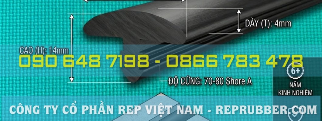 T-shaped rubber seals for sealing partitions and aluminum doors