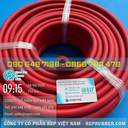 We manufacture red porous silicone gaskets with the letter P according to precise technical specifications