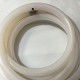 White silicon D-gasket 22x23.5x3.5