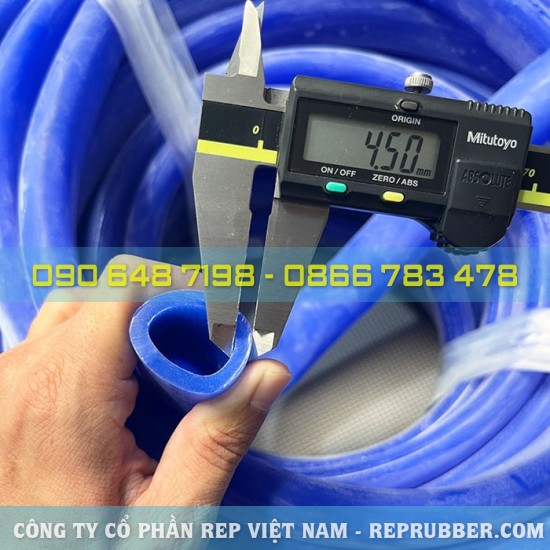 Blue silicone tube 21x30