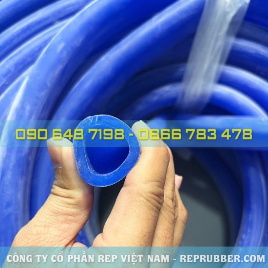 Blue silicone tube 21x30