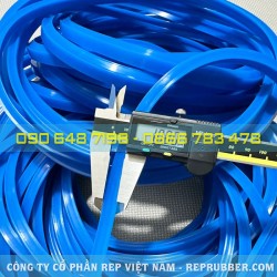 Blue silicone gasket 295x275x15