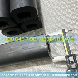 EPDM rubber seal D-shaped 80x70x20