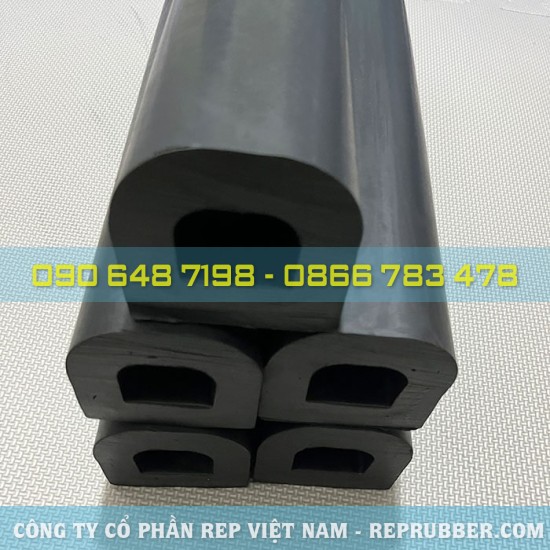 EPDM rubber seal D-shaped 80x70x20