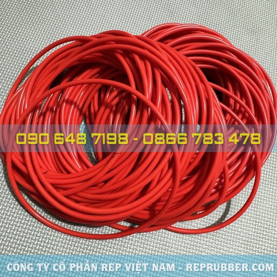 Red heat-resistant silicone O-ring 153x163x5