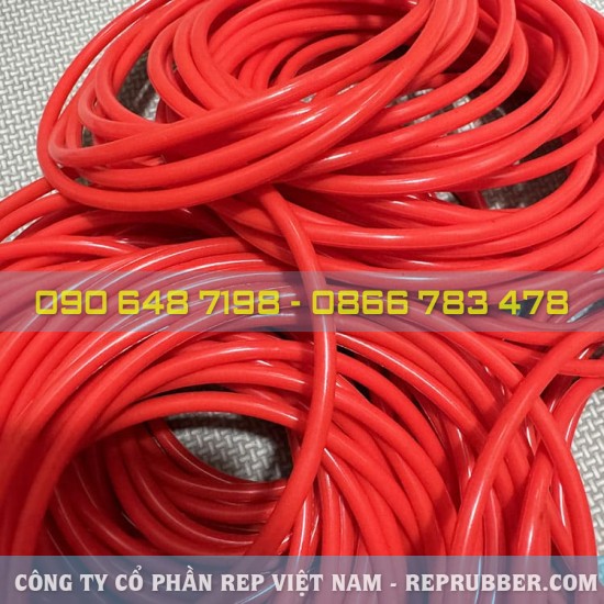 Red heat-resistant silicone O-ring 130x140x5