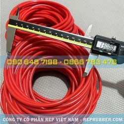 Red heat-resistant silicone O-ring 130x142x6