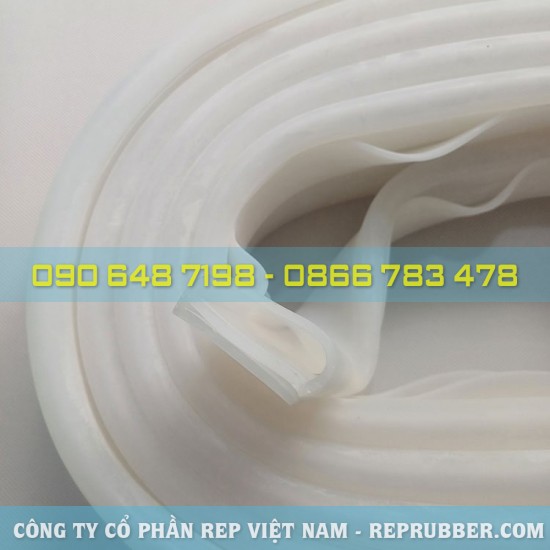 E-shaped silicone gasket 50x30x3