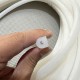 White D-shaped silicone gasket 10x10.5x3.5