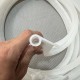 White P-shaped silicone gasket 33x13x2