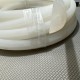 White D-shaped silicone gasket 24x12x3