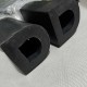 Rubber D-shaped gasket 150x150x37.5