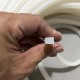 White T-shaped silicone gasket 9x7.5x6