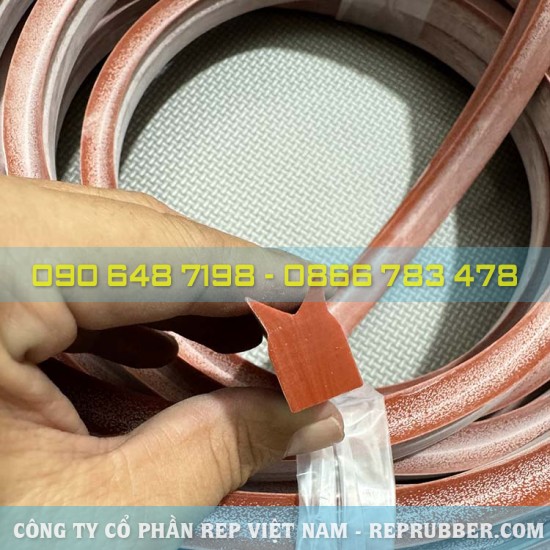 Red silicone gasket 12x19x10