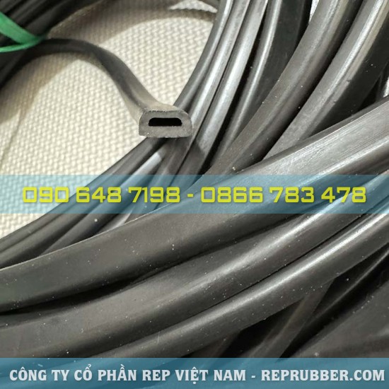 EPDM rubber D-shaped gasket 10x5x2