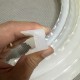 White U-shaped silicone gasket 18x18x10