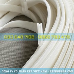 White U-shaped silicone gasket 5x25x2