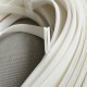 White U-shaped silicone gasket 5x25x2