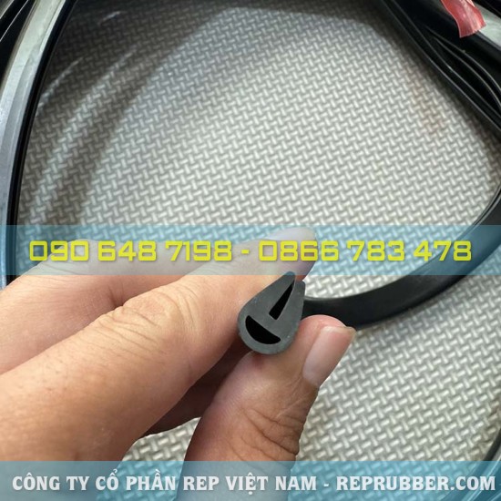 U-shaped EPDM rubber gasket 8.7x13x1.6