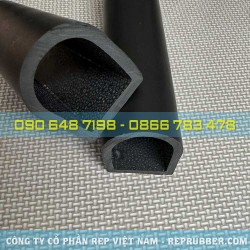 EPDM rubber D-shaped gasket 50x40x5