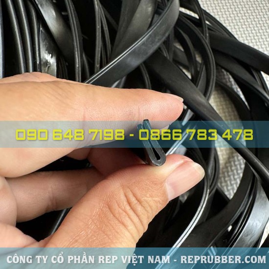 Natural U-shaped rubber gasket 5x10x2