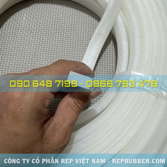 White silicone gasket CN 8x17