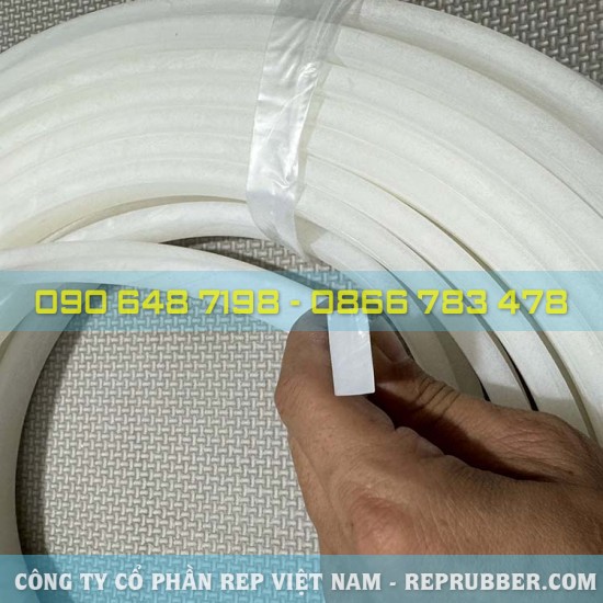 White silicone gasket CN 8x17