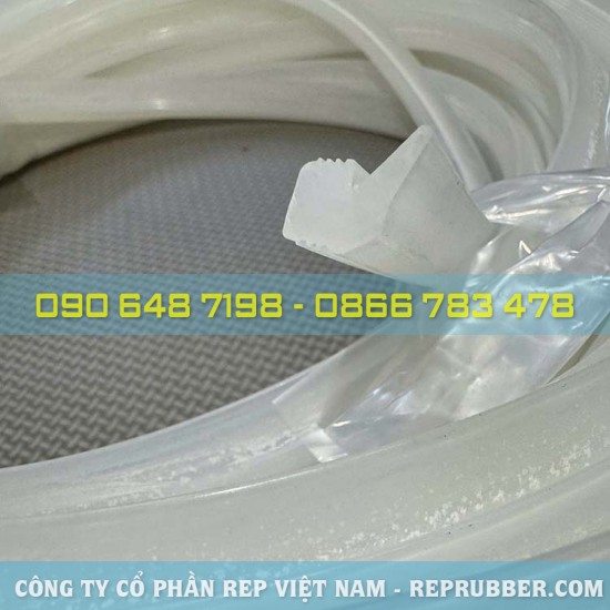 White silicone gasket for boilers 7.5x10x12.2