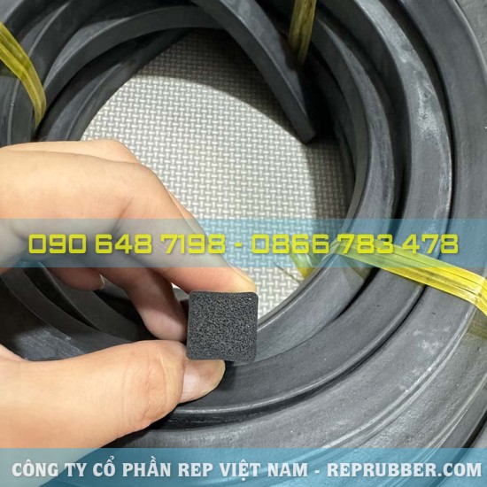 EPDM foam rubber gasket 15x15