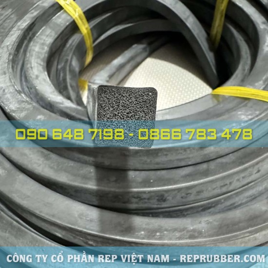 EPDM foam rubber gasket 15x15