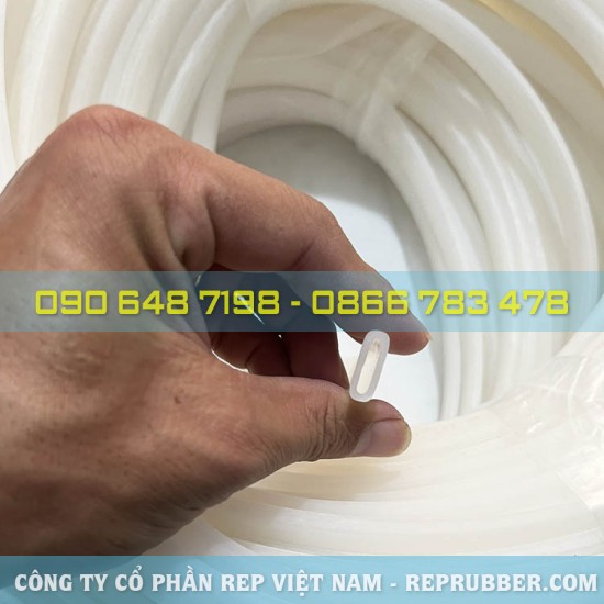 White silicone gasket 5x12x1.5