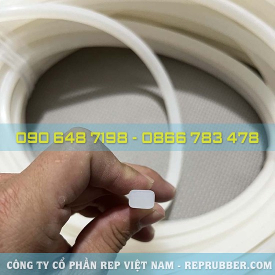 White silicone gasket CN 7x10