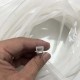 White U-shaped silicone gasket 9.2x6.5x1