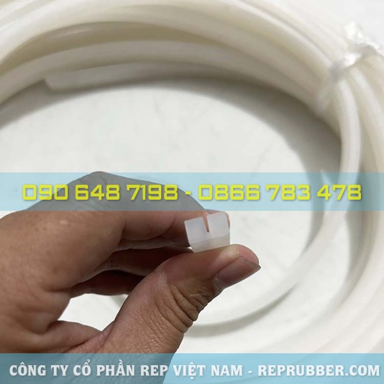 White U-shaped silicone gasket 10x6x4.5