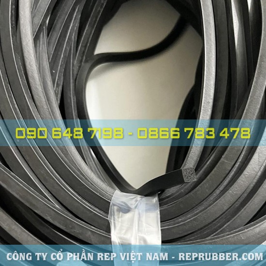 EPDM foam rubber gasket 8x8