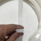 White industrial silicone gasket HCN 8x17