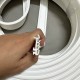 White silicone gasket 30.47x9.5x1.75