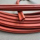 Red E-shaped silicone gasket 14.1x15.4x1.0