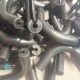 EPDM Rubber gasket 130x130x30