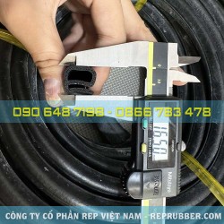 EPDM Foam rubber seal E-shaped 16x16.5x2