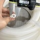 White silicone tube 8x12