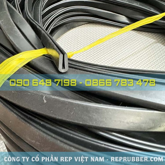 Epdm U-shaped rubber gasket 6x12x2