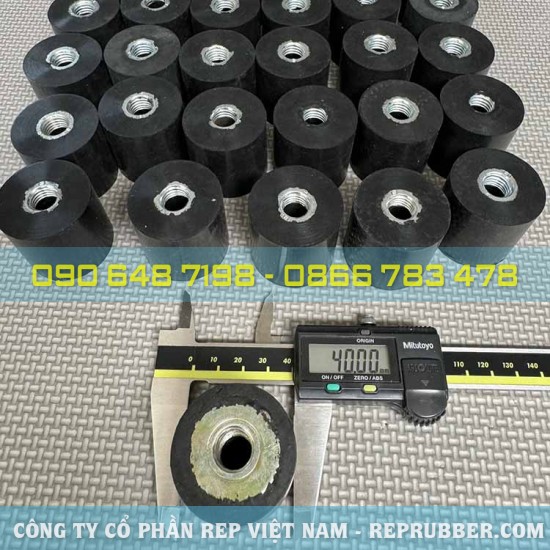 Epdm vibration damper M12x40x40