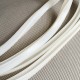 White U-shaped silicone gasket 18x18.5x5