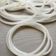 White Heat-joint V-shaped silicone gasket 11x12x225