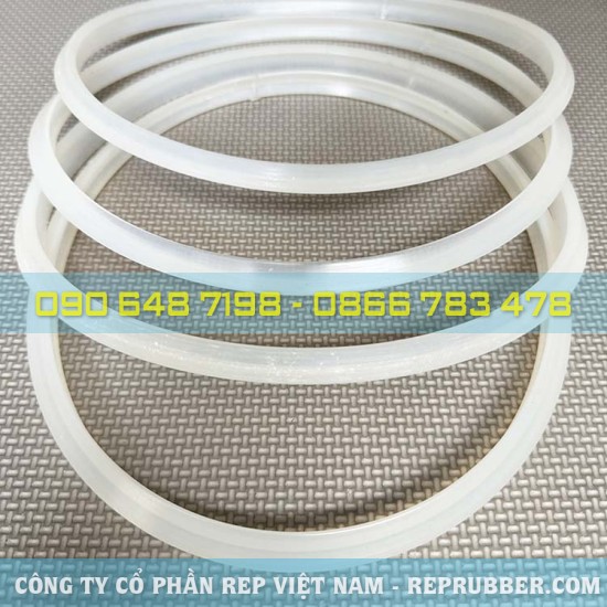 White Heat-joint V-shaped silicone gasket 11x12x225