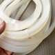 White Heat-joint V-shaped silicone gasket 14x15x725