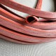 Red silicone gasket E-shaped 17.4x18.1x1.0