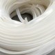 White silicone gasket U-shaped 8x16x1.5